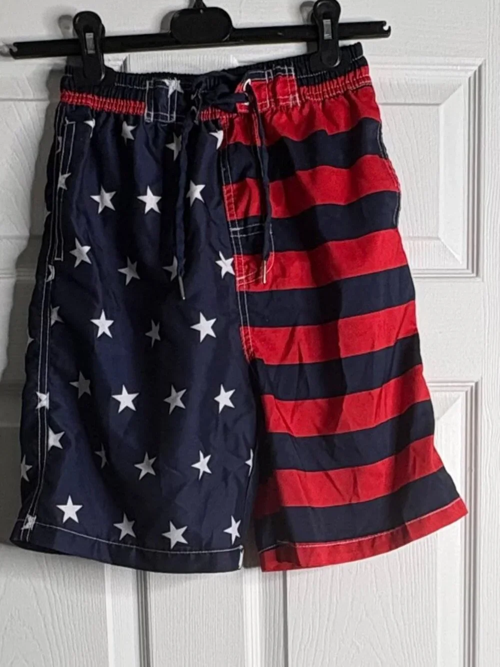 Kute'n'Koo Boys American Flag Swim Trunks Shorts Size 14-16